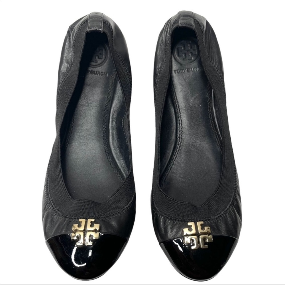 Tory Burch Jolie ballet elastic band flats sz 6.5